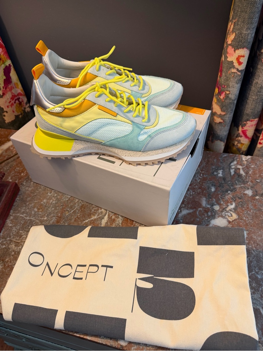 Oncept Jakarta Multi Glacier Sneakers Like New Size 8 - Picture 1 of 8